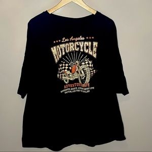 Vintage motorcycle tee